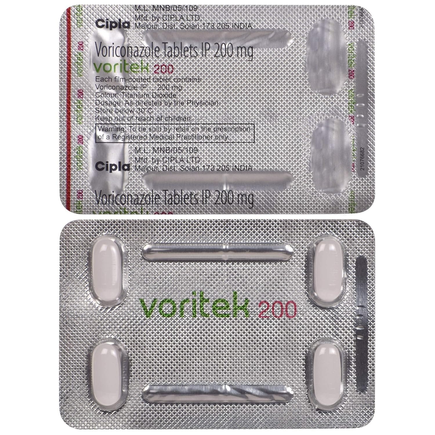 voritek 200mg Voritek 200mg tablet